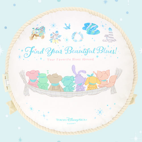 🏰東京迪士尼海洋 Find Your Beautiful Blues! Duffy and Friends Cushion