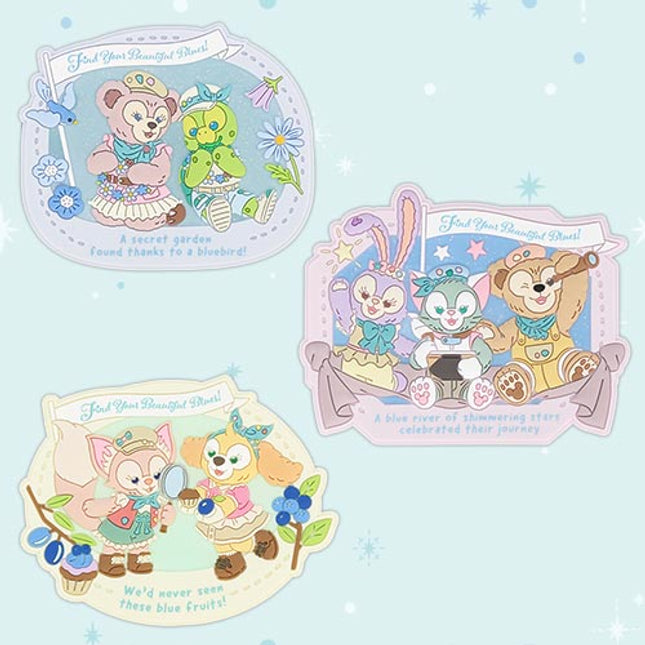 🏰東京迪士尼海洋 Find Your Beautiful Blues! Duffy and Friends 磁貼套裝