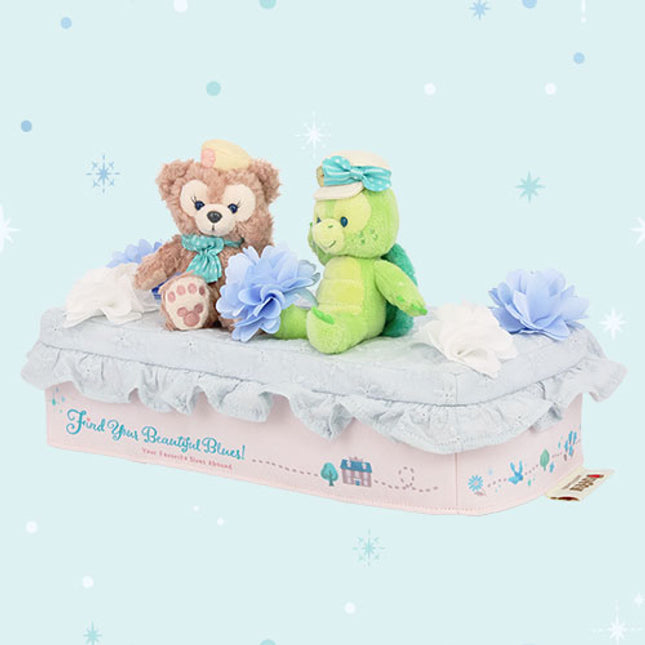 🏰東京迪士尼海洋 Find Your Beautiful Blues! Duffy and Friends 紙巾盒套