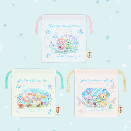 🏰東京迪士尼海洋 Find Your Beautiful Blues! Duffy and Friends 束繩袋套裝