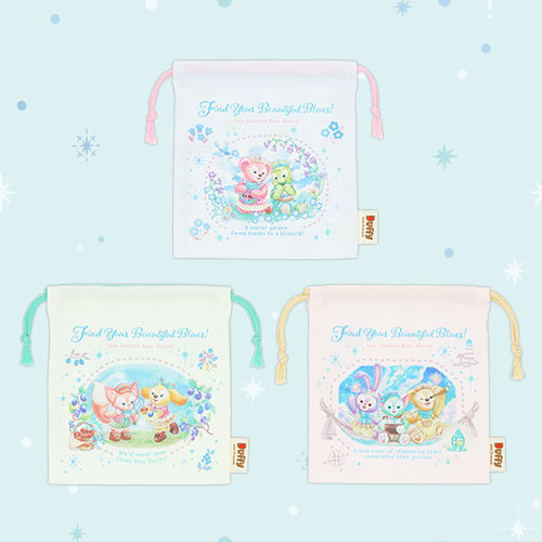 🏰東京迪士尼海洋 Find Your Beautiful Blues! Duffy and Friends 束繩袋套裝