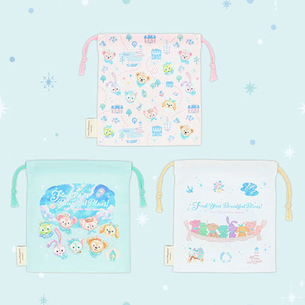 🏰東京迪士尼海洋 Find Your Beautiful Blues! Duffy and Friends 束繩袋套裝