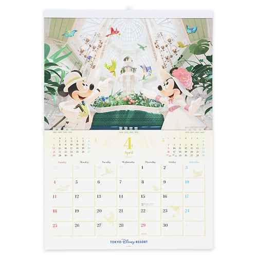 🏰東京迪士尼 Mickey and Friends 掛牆月曆