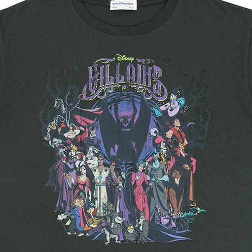 🏰東京迪士尼 DISNEY VILLAINS Halloween T-shirt