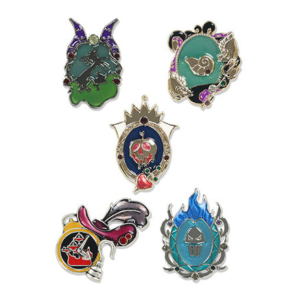 🏰東京迪士尼 DISNEY VILLAINS Halloween 胸針盲盒