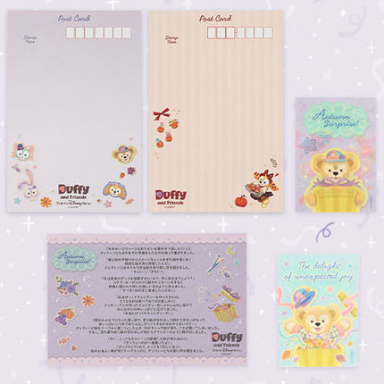 🏰東京迪士尼海洋 Duffy and Friends Autumn Surprise! Postcard+貼紙