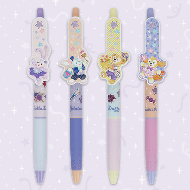 🏰東京迪士尼海洋 Duffy Gelatoni Stellalou Cookieann Autumn Surprise! 原子筆套裝