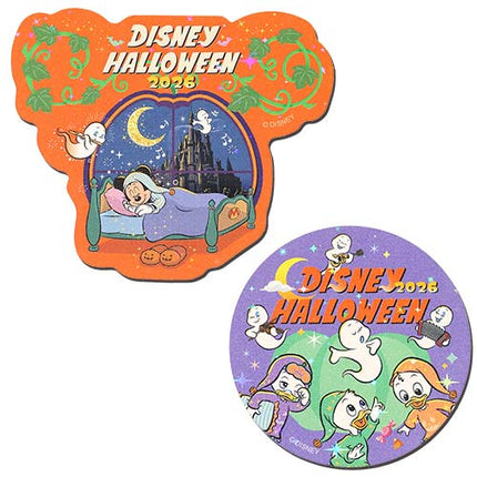 🏰東京迪士尼 Mickey and Friends Halloween PostCatd+貼紙