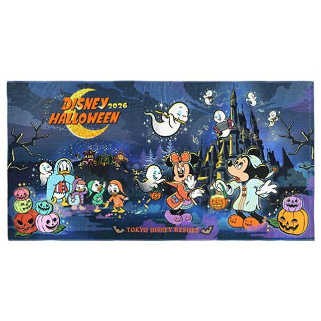 🏰東京迪士尼 Mickey and Friends Halloween 浴巾