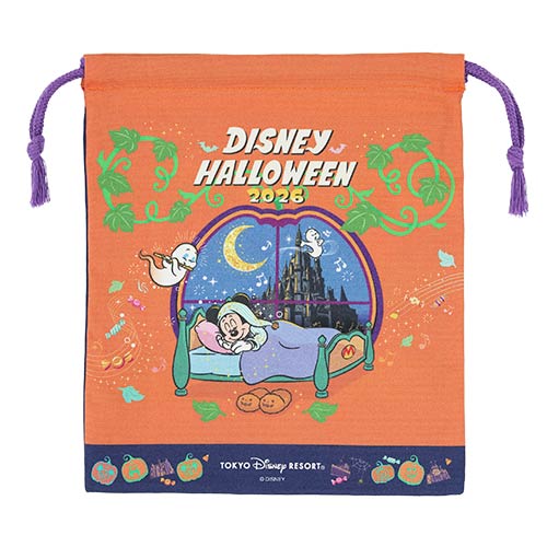🏰東京迪士尼 Mickey and Friends Halloween 束繩袋