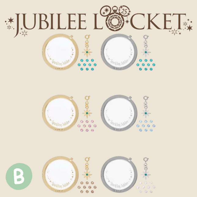 🏰東京迪士尼海洋 25th Sparkling Jubilee JUBILEE LOCKET - Locket Cover Set