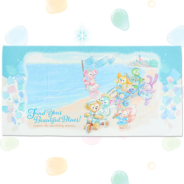 🏰東京迪士尼海洋 Find Your Beautiful Blues! Duffy and Friends 浴巾