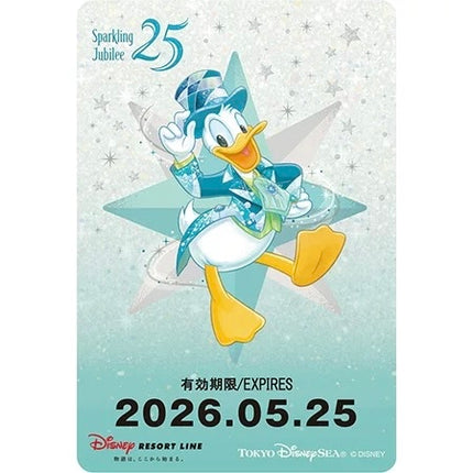 🏰東京迪士尼海洋 25th Sparkling Jubilee Donald 兒童車票