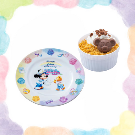 🏰東京迪士尼海洋 Heartfelt Letters of Friendship Duffy and Friends 陶瓷碟