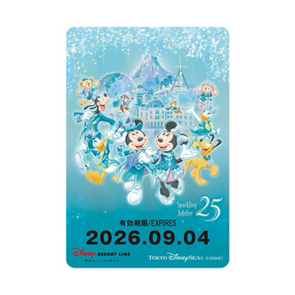 🏰東京迪士尼海洋 25th Sparkling Jubilee Mickey and Friends 兒童車票