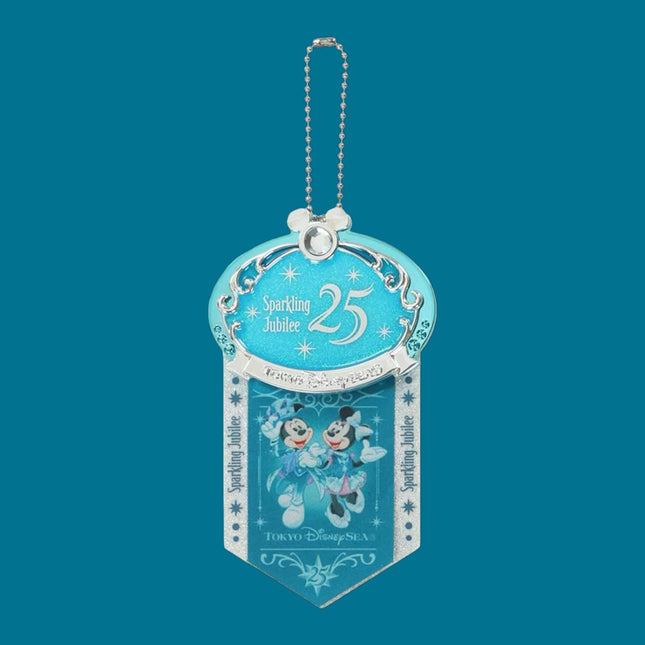 🏰東京迪士尼海洋 25th Sparkling Jubilee 組合Badge - Badge絲帶套裝